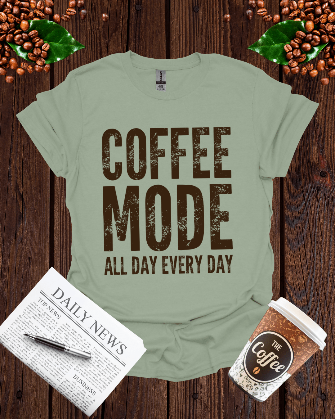 COFFEE MODE ALL DAY EVERY DAY T-Shirt
