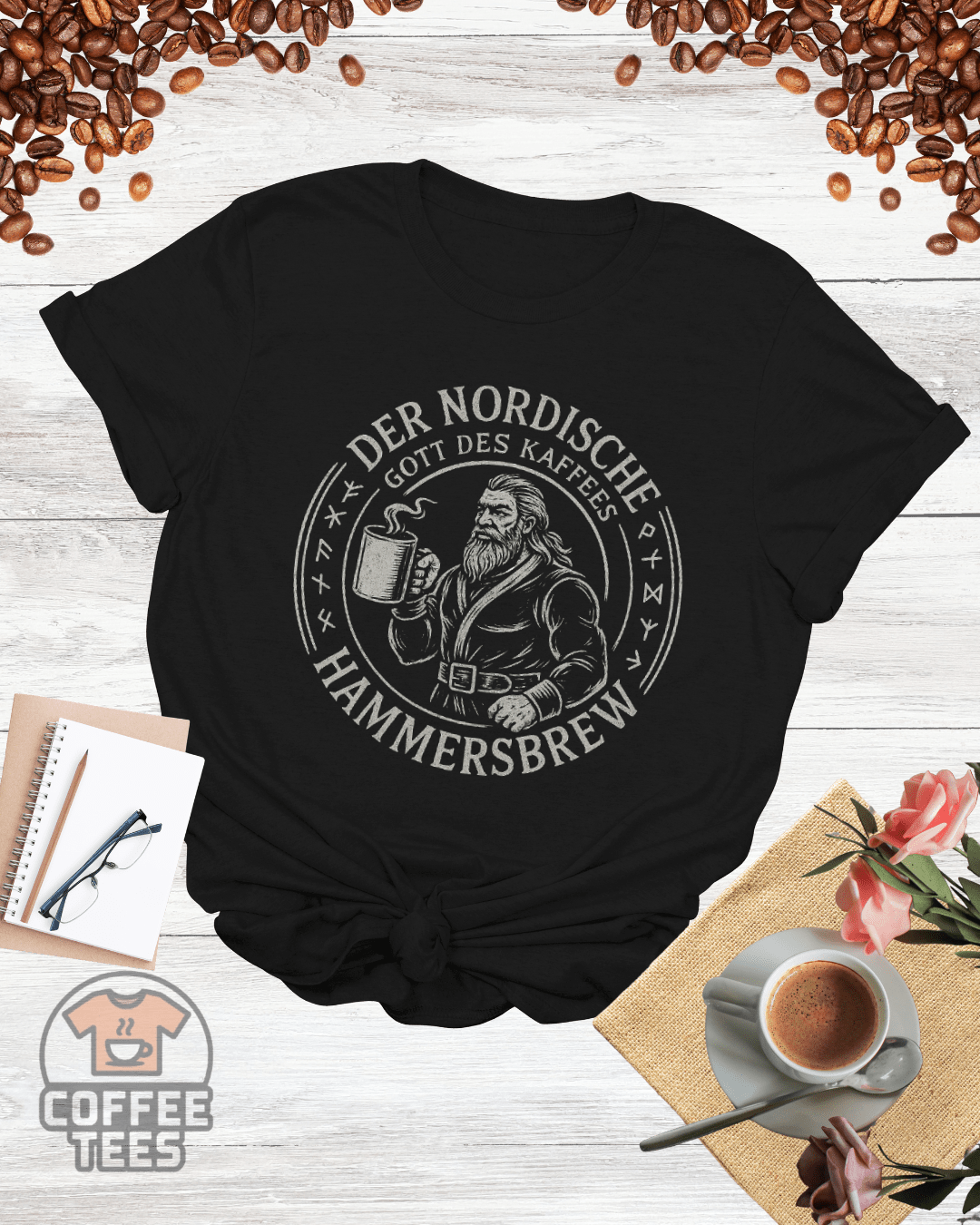 DER NORDISCHE GOTT DES KAFFEES T-Shirt