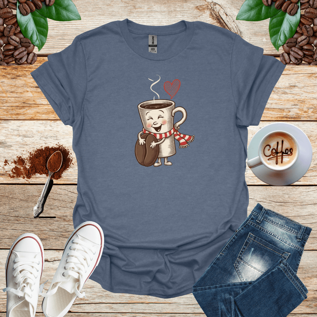 COFFEE CUP WITH SCHARF AND BEAN