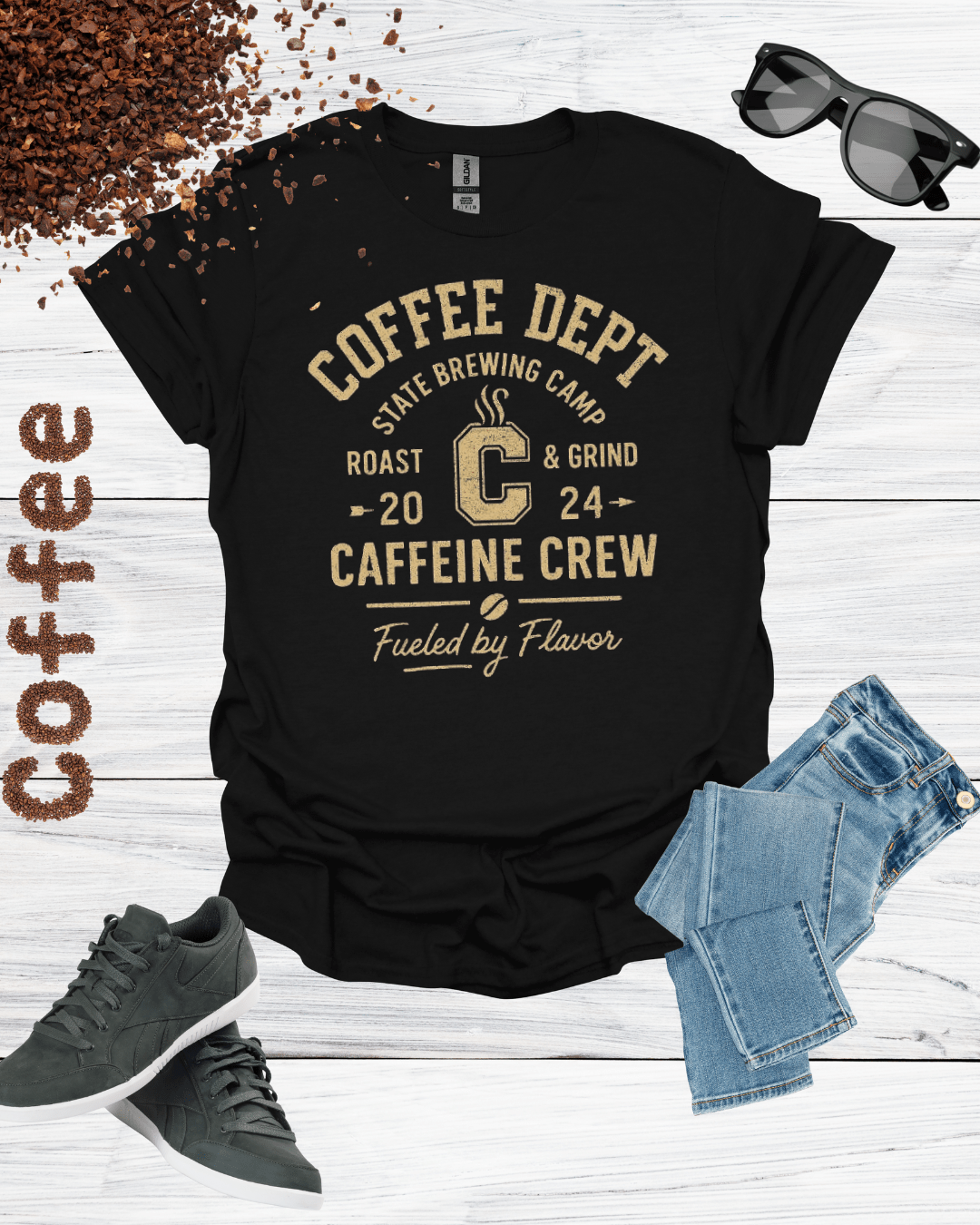 COFFEE DEPT STATE BREWING CAMP T-Shirt