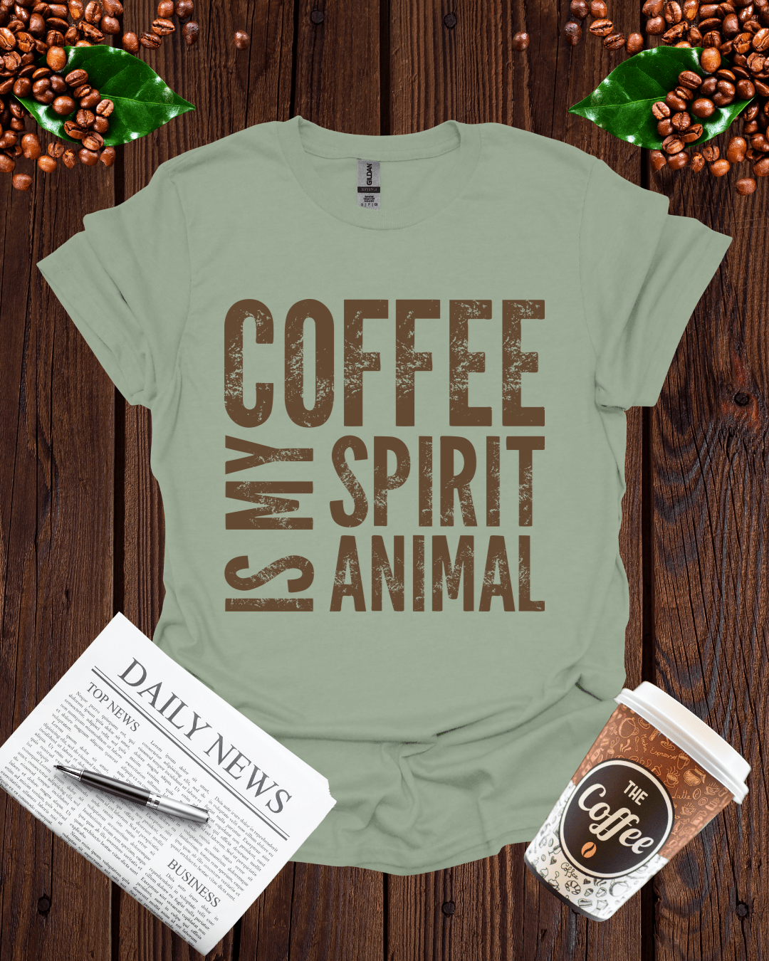 COFFEE IS MY SPIRIT ANIMAL T-Shirt