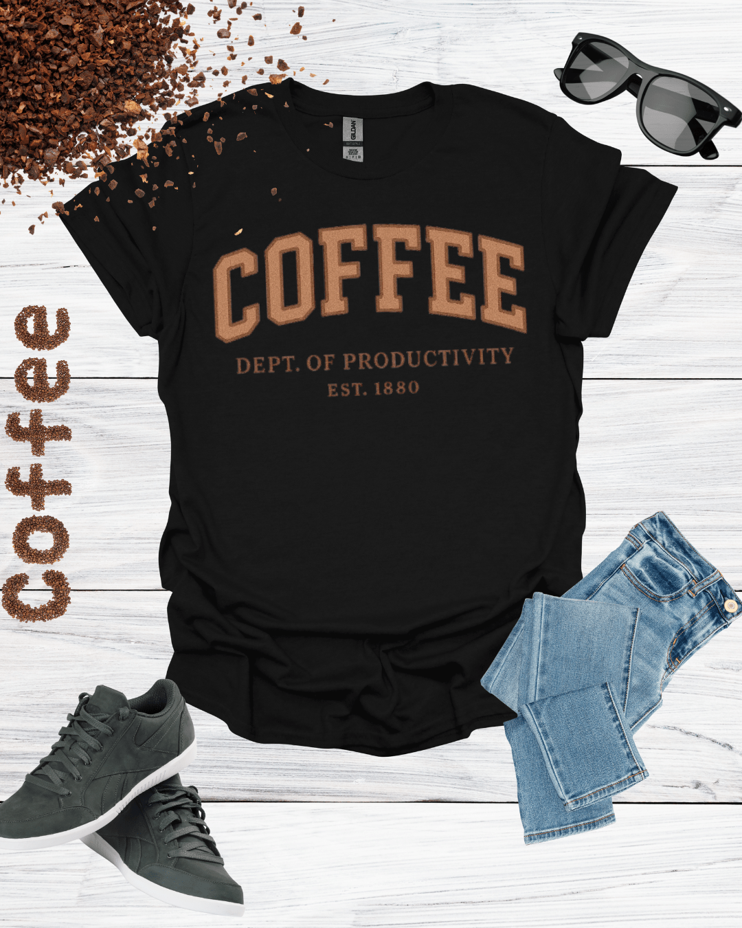 COFFEE DEPT. OF PRODUCTIVITY EST. 1880 T-Shirt