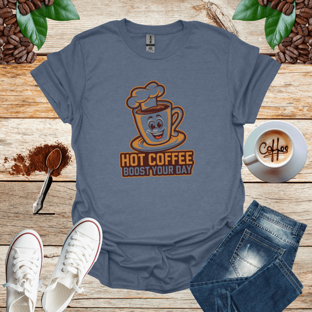 HOT COFFEE BOOST YOUR DAY