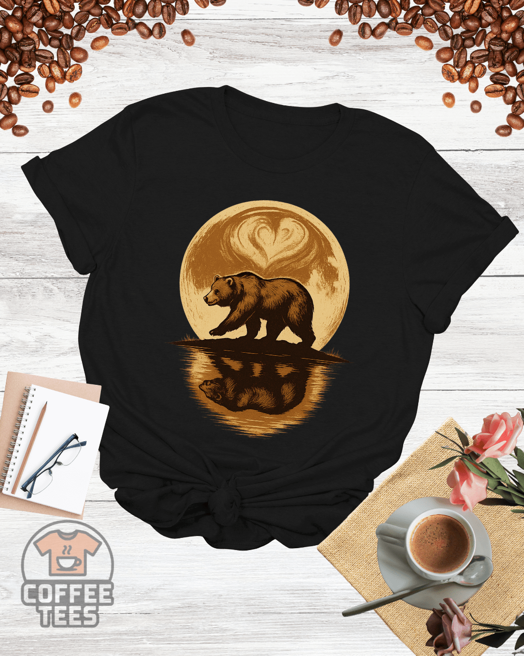 BEAR WITH THE MOON T-Shirt