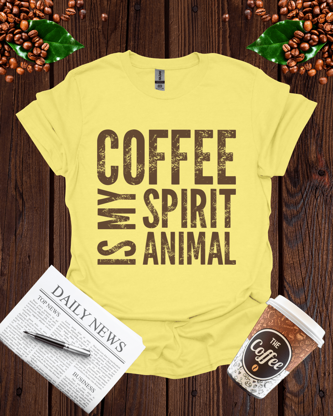 COFFEE IS MY SPIRIT ANIMAL T-Shirt