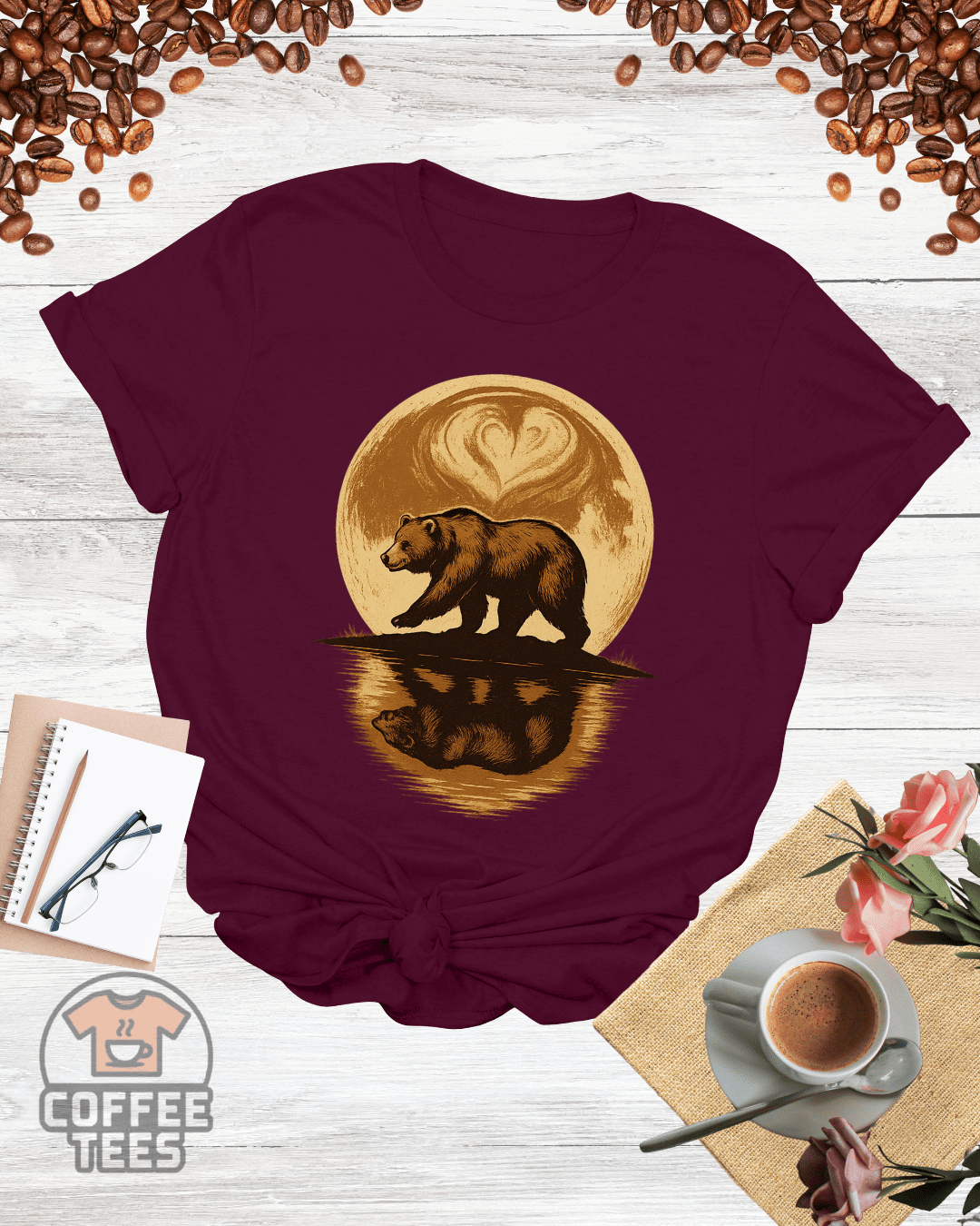 BEAR WITH THE MOON T-Shirt
