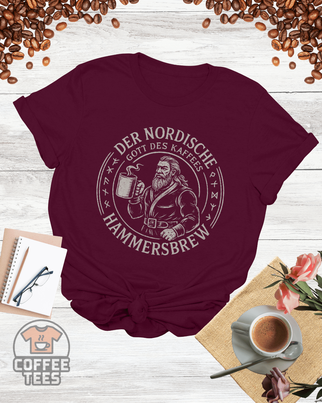 DER NORDISCHE GOTT DES KAFFEES T-Shirt