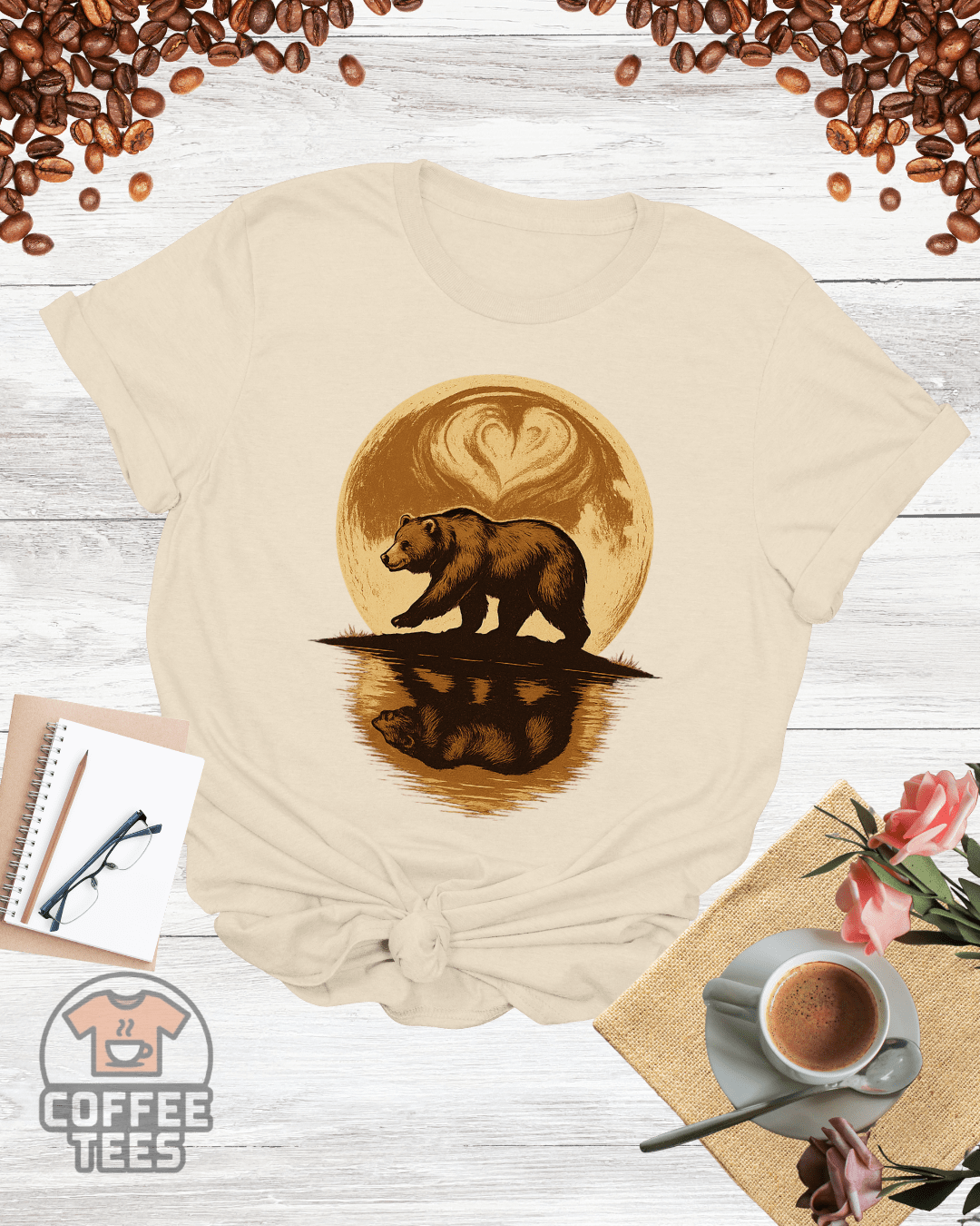 BEAR WITH THE MOON T-Shirt