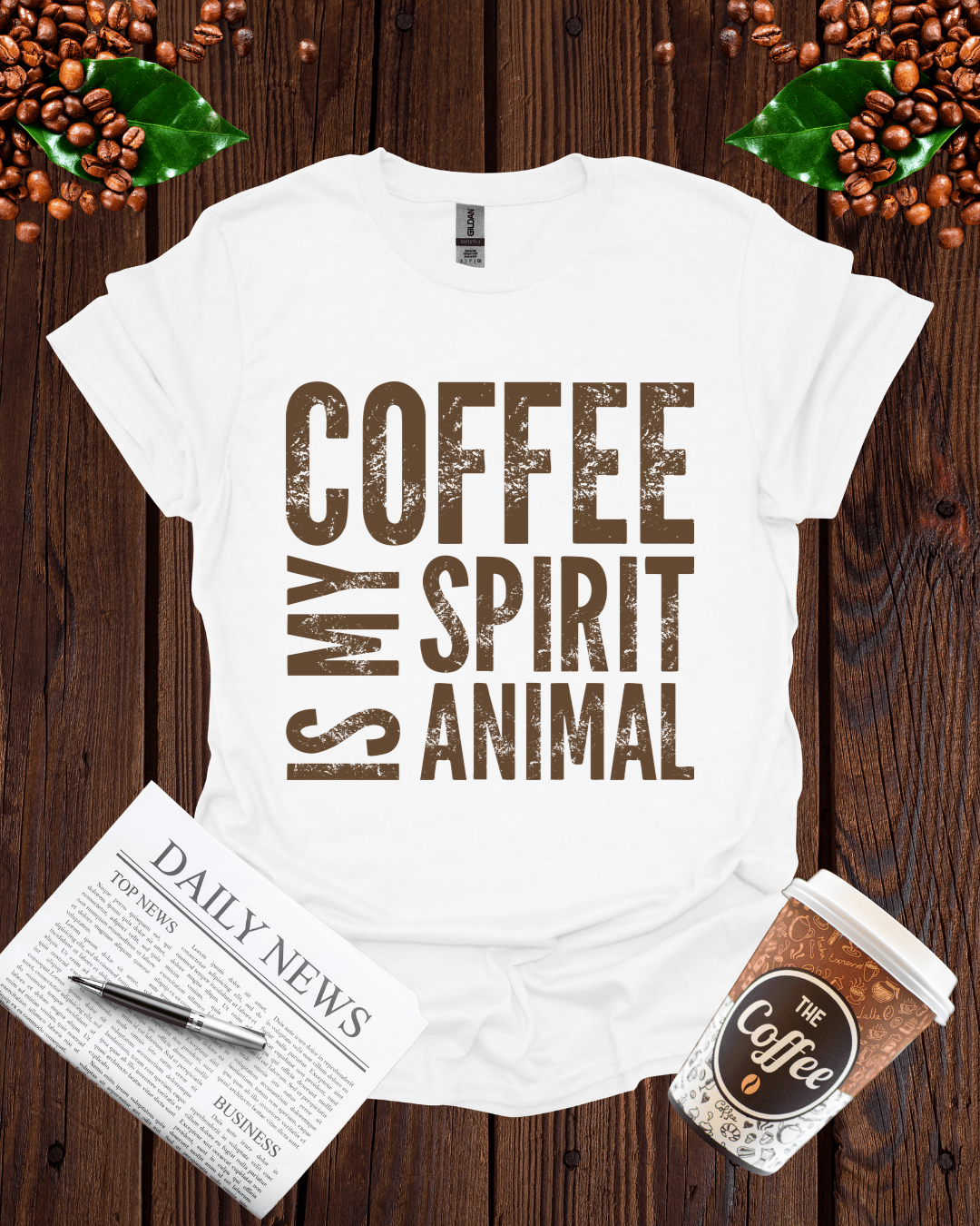 COFFEE IS MY SPIRIT ANIMAL T-Shirt