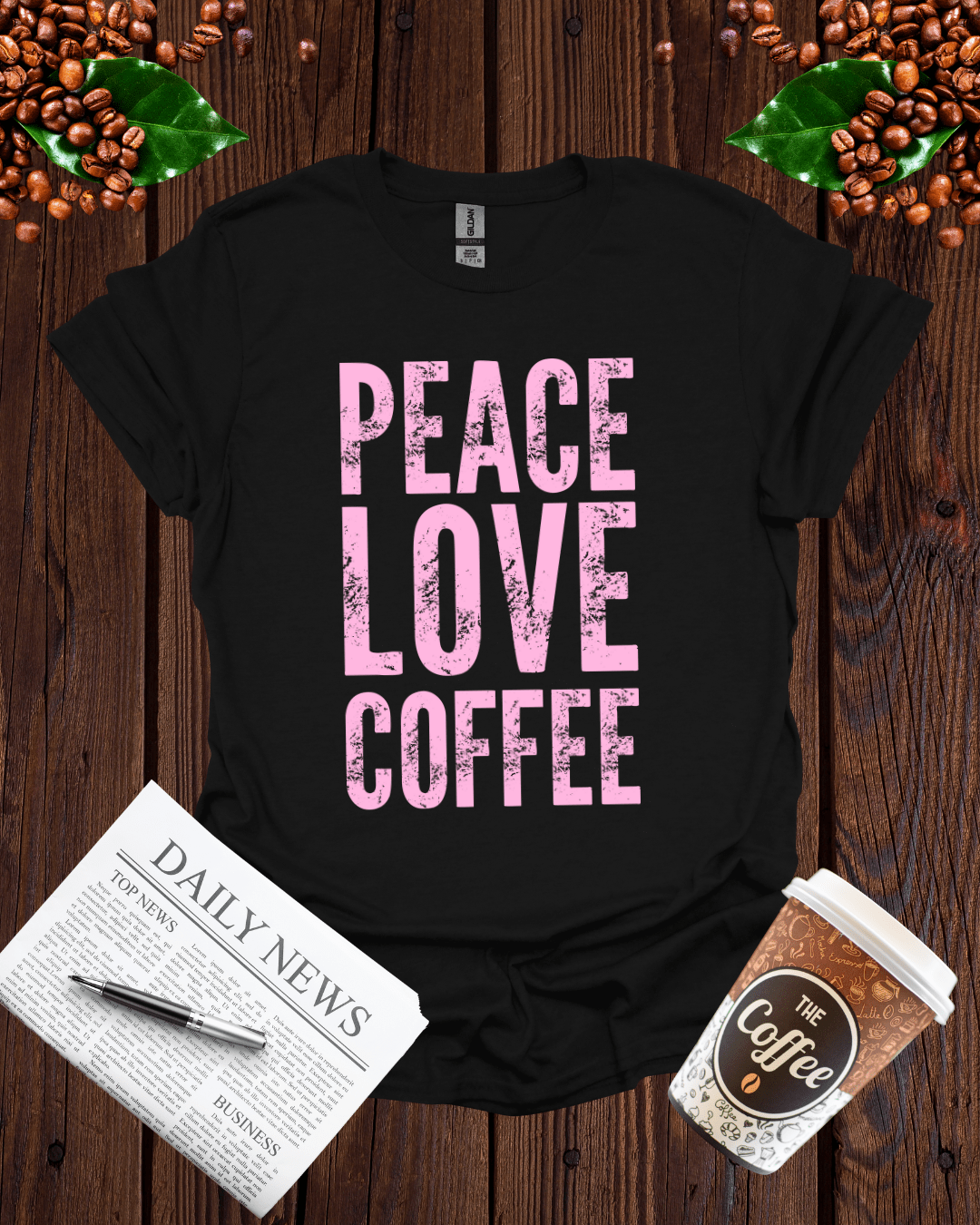 PEACE LOVE COFFEE 2 T-Shirt