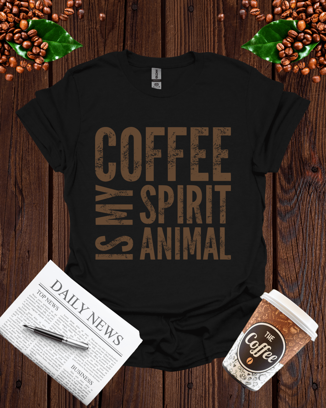 COFFEE IS MY SPIRIT ANIMAL T-Shirt
