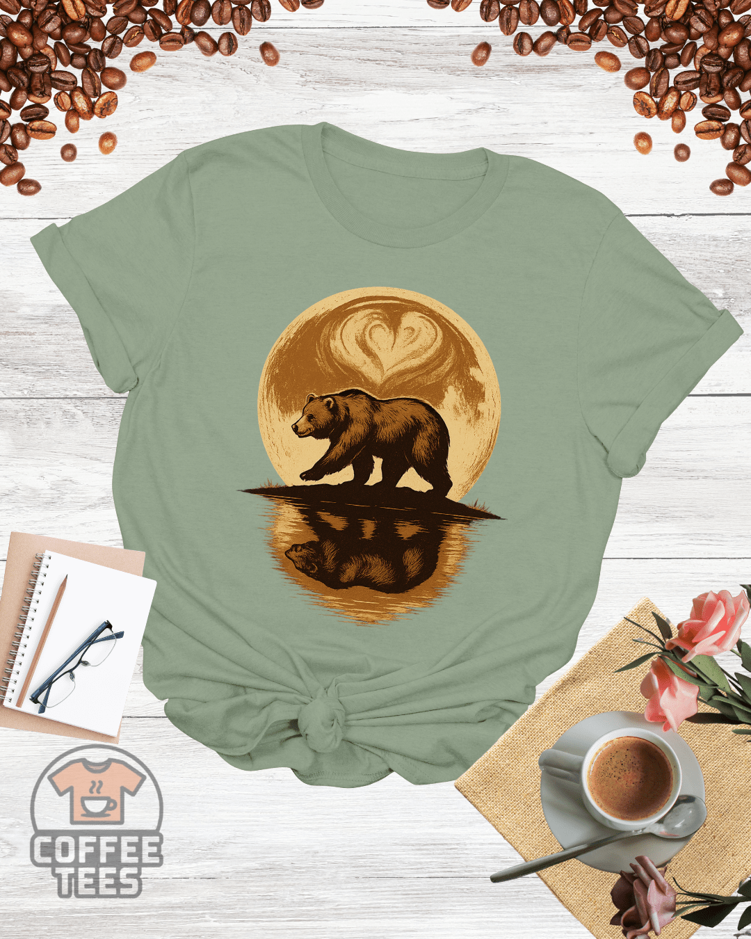 BEAR WITH THE MOON T-Shirt