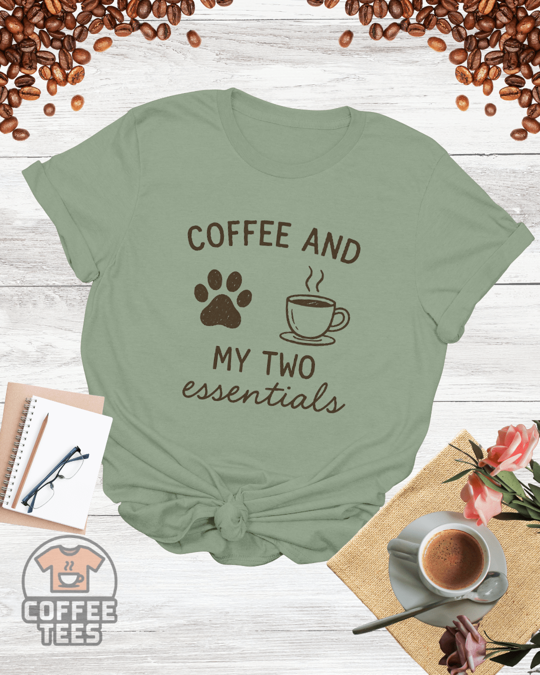 COFFEE AND MY TWO ESSENTIAL T-Shirt