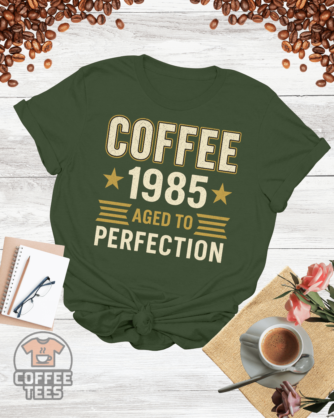 COFFEE 1985 AGED TO PERFECTION T-Shirt