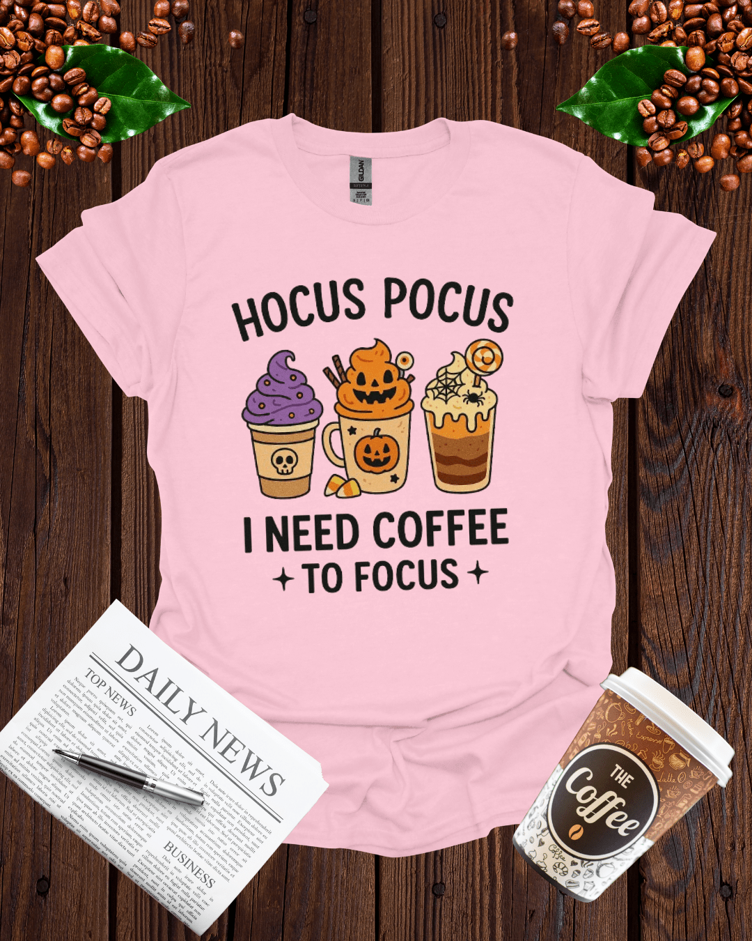HOCUS-POCUS I NEED COFFEE TO FOCUS T-Shirt