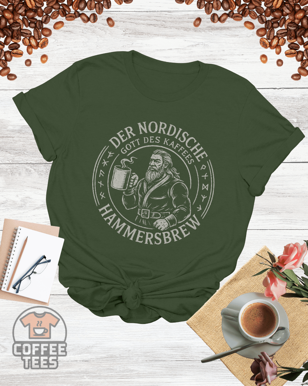 DER NORDISCHE GOTT DES KAFFEES T-Shirt