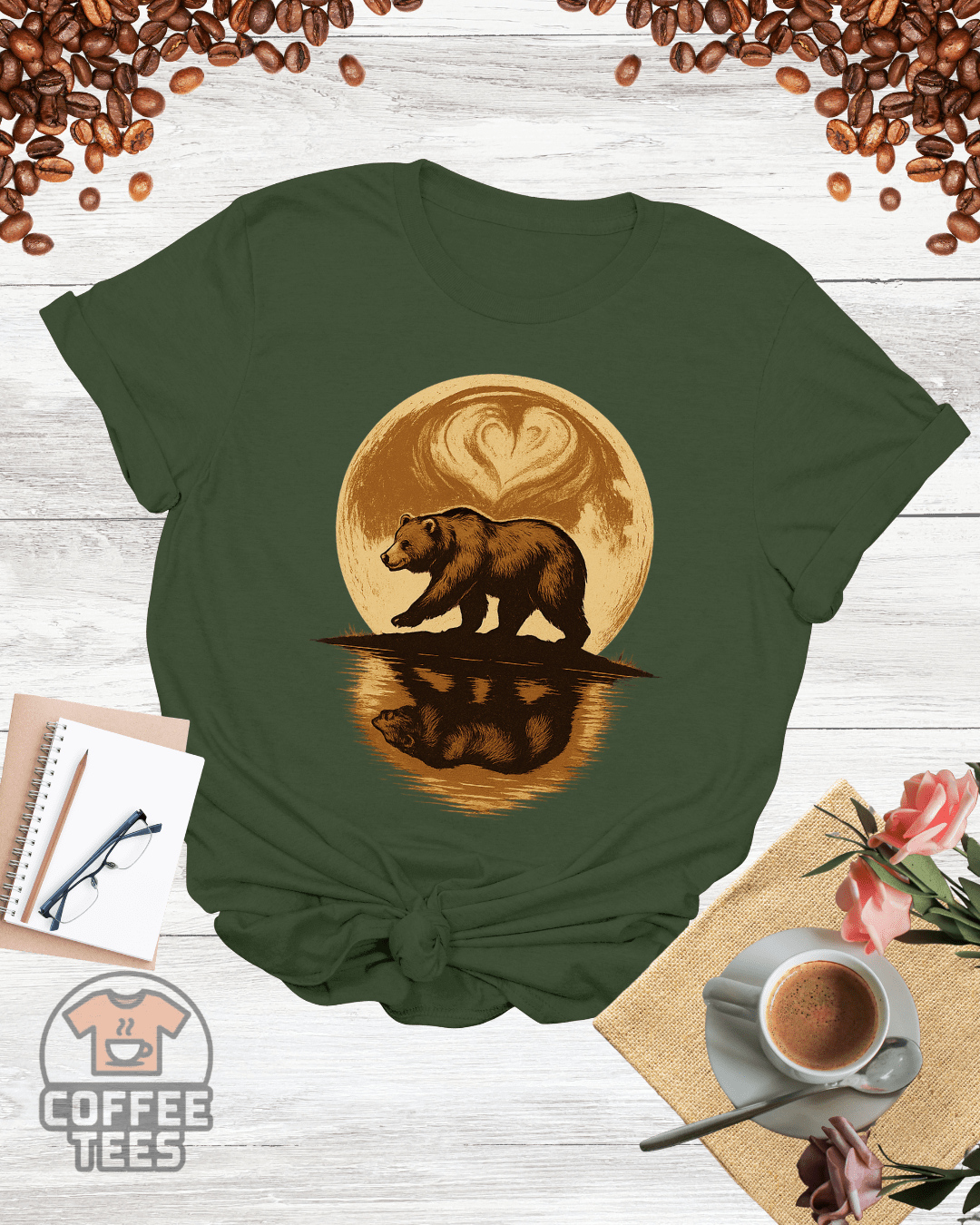 BEAR WITH THE MOON T-Shirt