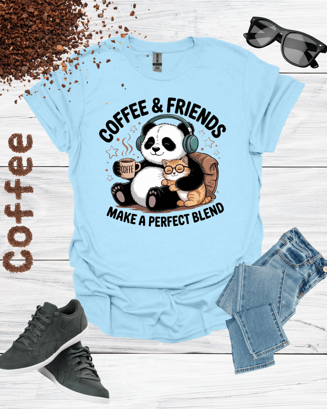 COFFEE & FRIENDS MAKE A PERFECT BLEND T-Shirt