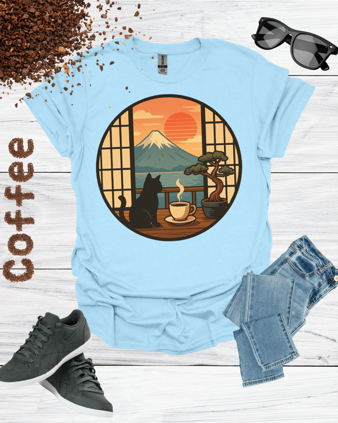 CAT LOOK THROUGH WINDOW T-Shirt
