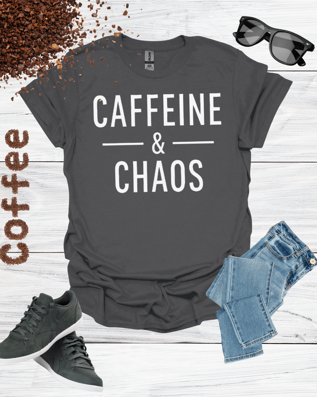 CAFFEINE & CHAOS T-Shirt