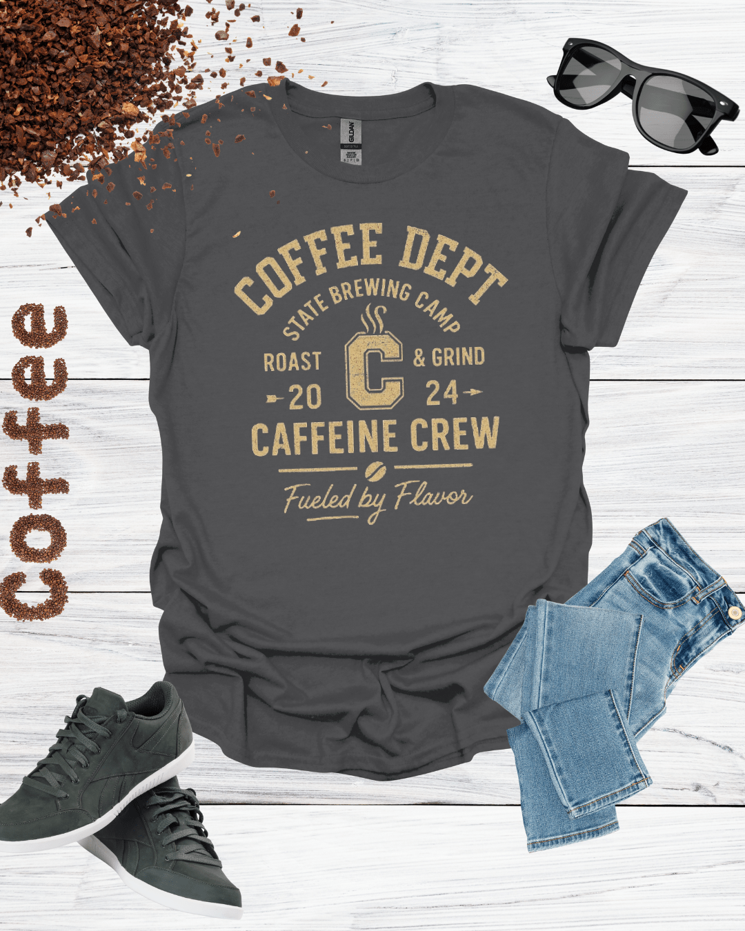 COFFEE DEPT STATE BREWING CAMP T-Shirt