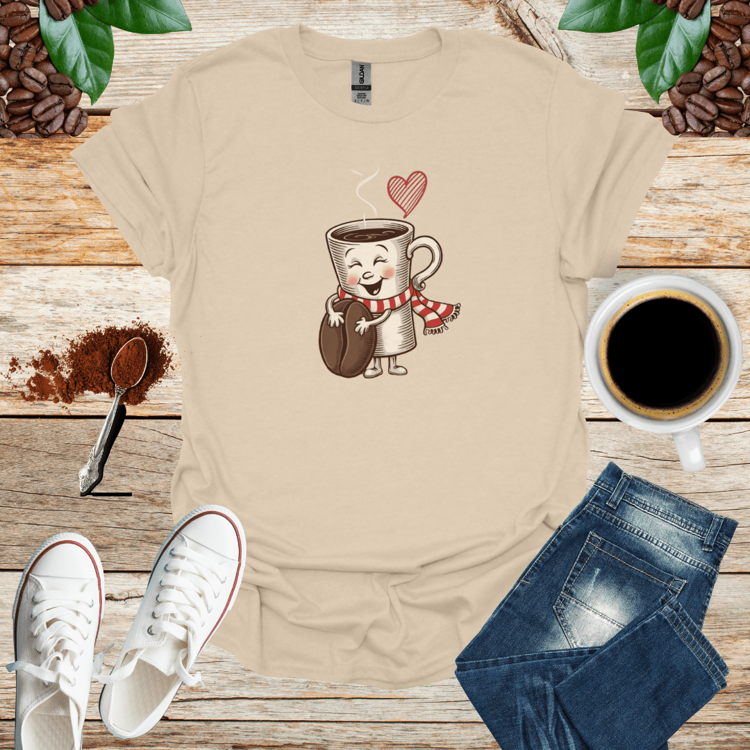 COFFEE CUP WITH SCHARF AND BEAN