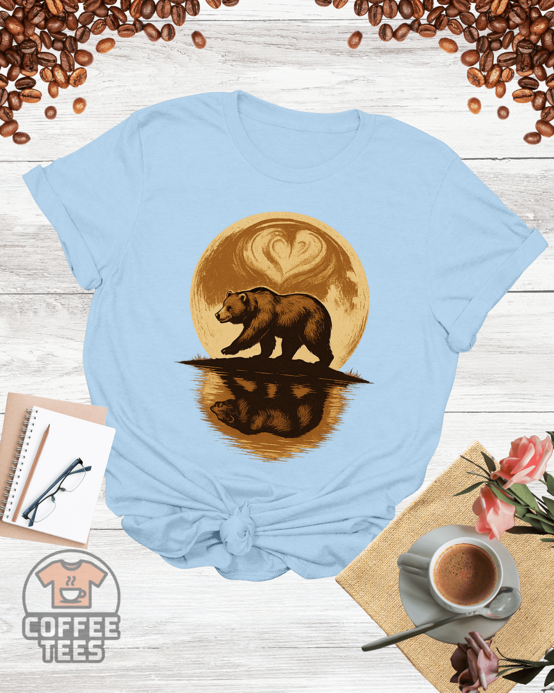 BEAR WITH THE MOON T-Shirt