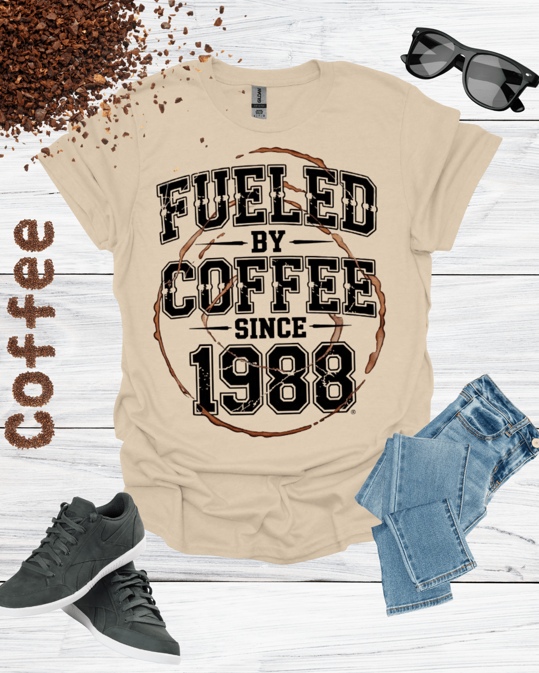 FUELED BY COFFEE SINCE 1988 T-Shirt