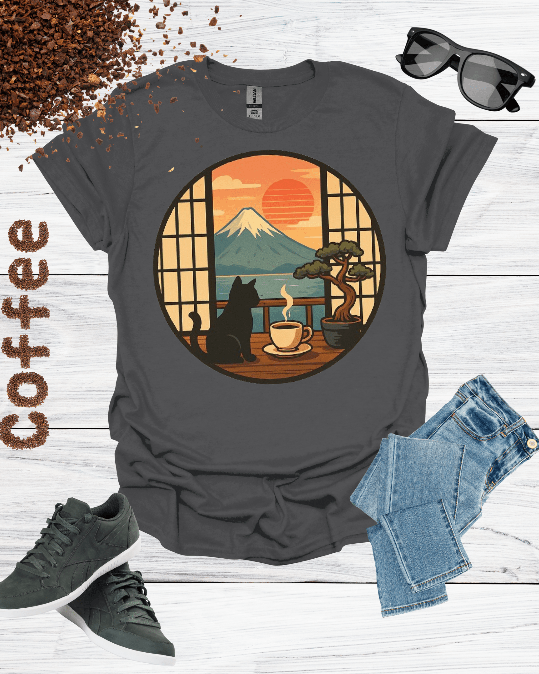 CAT LOOK THROUGH WINDOW T-Shirt