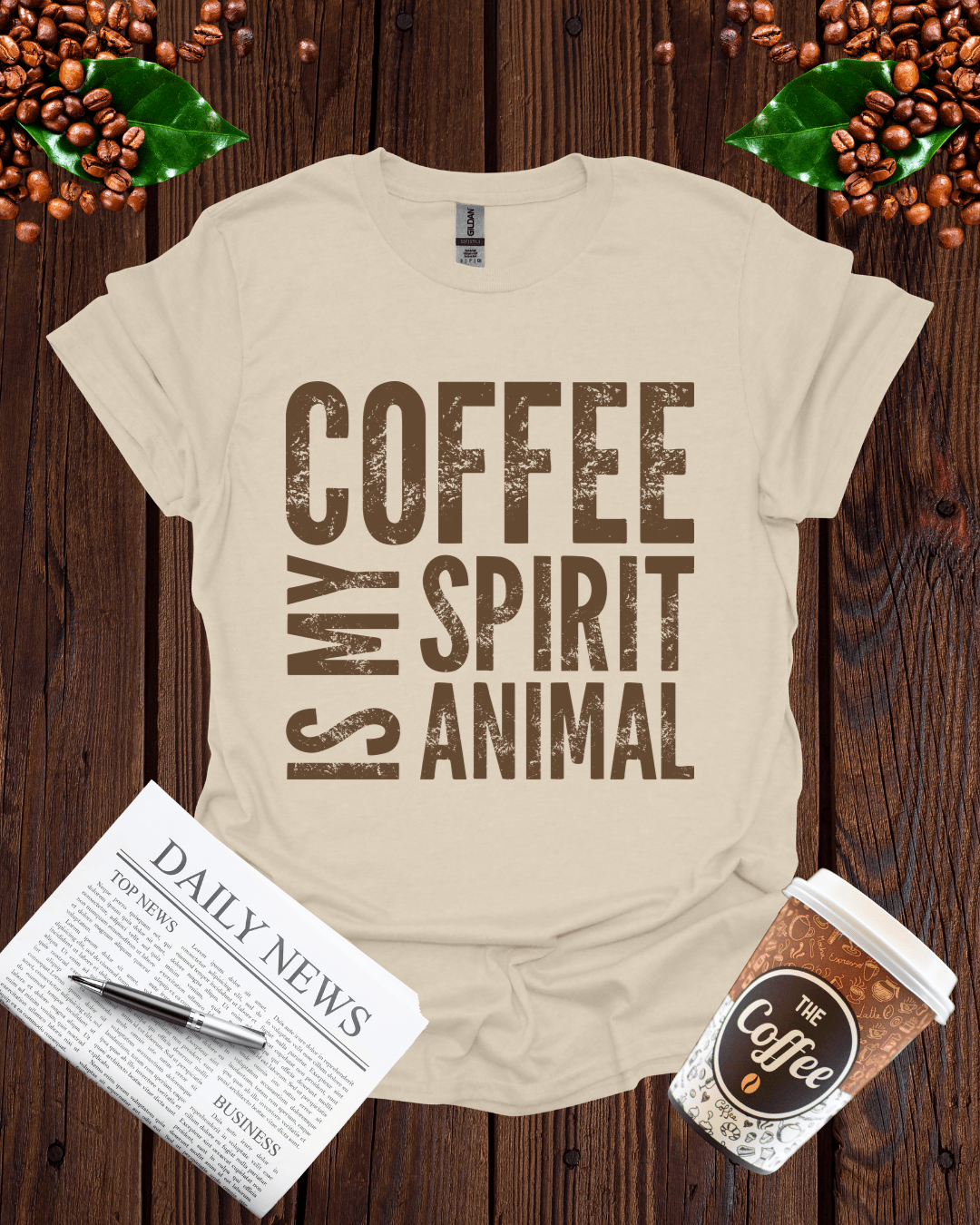 COFFEE IS MY SPIRIT ANIMAL T-Shirt