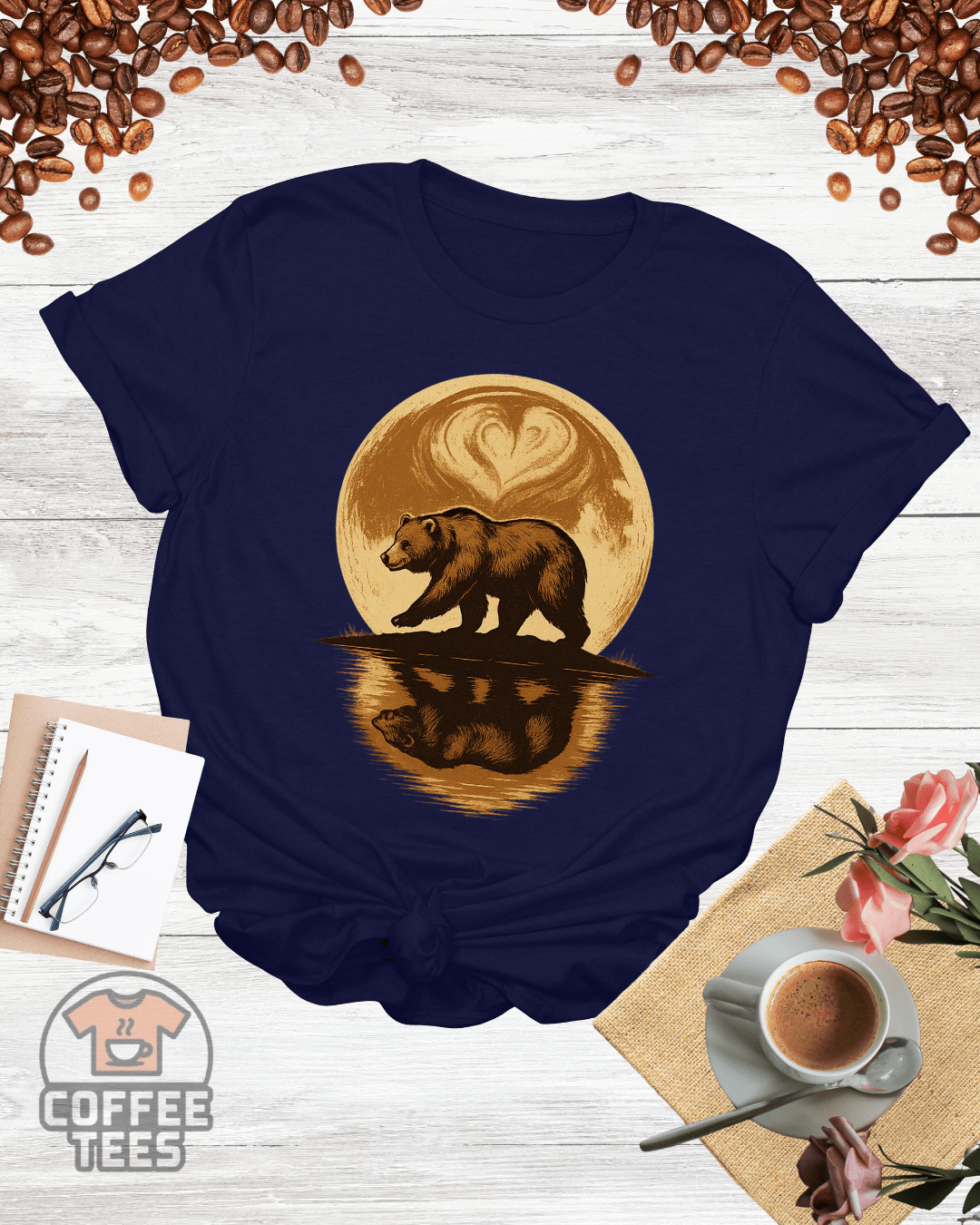 BEAR WITH THE MOON T-Shirt