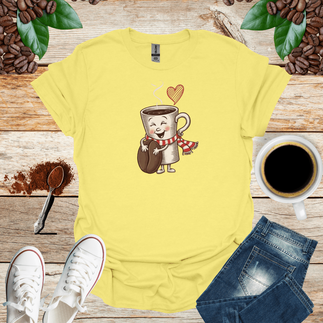 COFFEE CUP WITH SCHARF AND BEAN