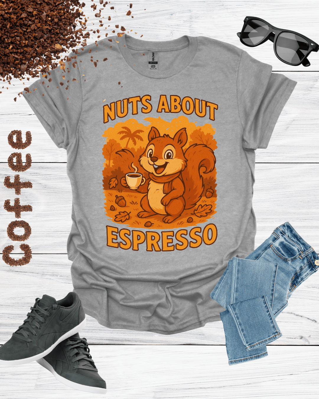 NUTS ABOUT ESPRESSO T-Shirt