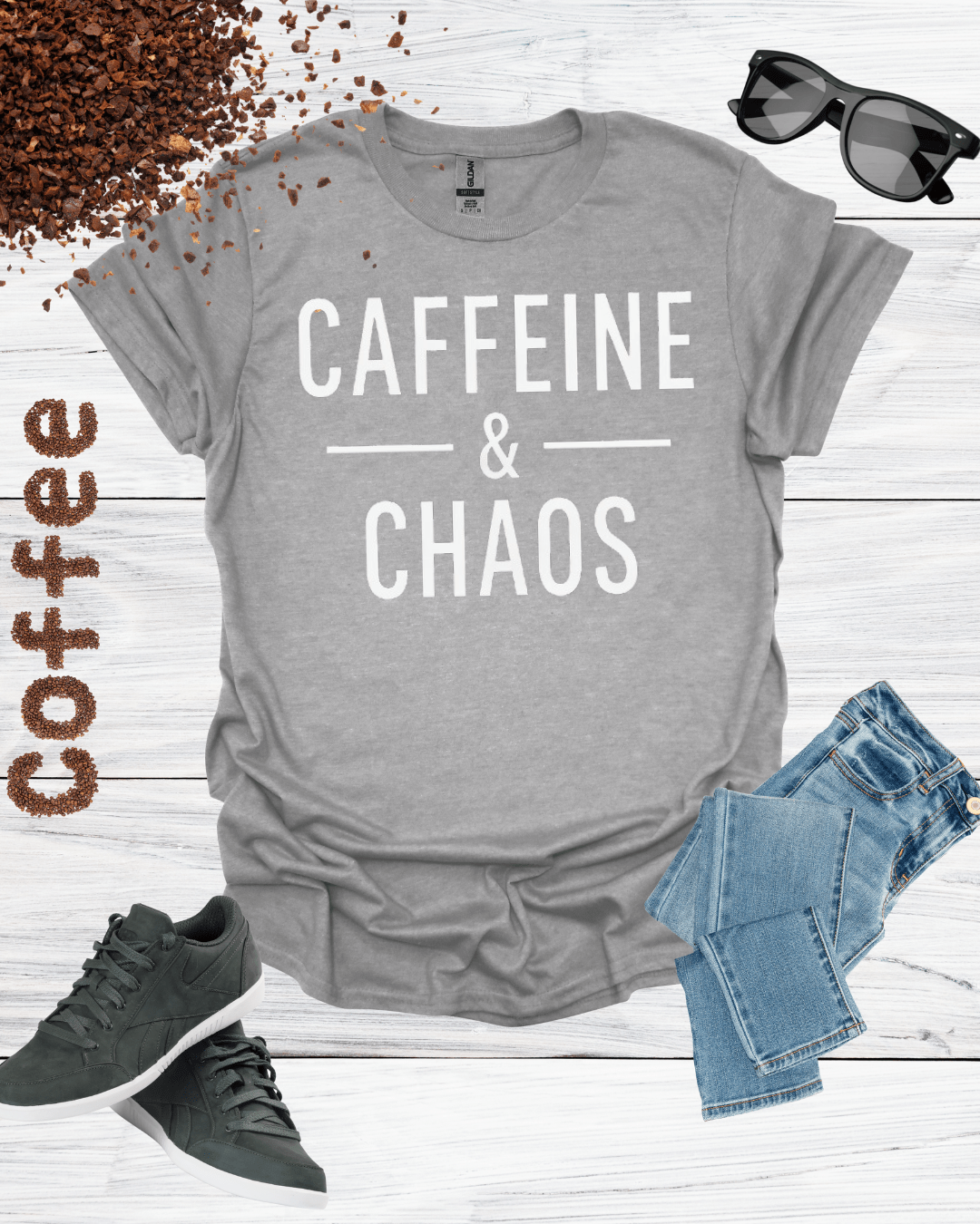 CAFFEINE & CHAOS T-Shirt