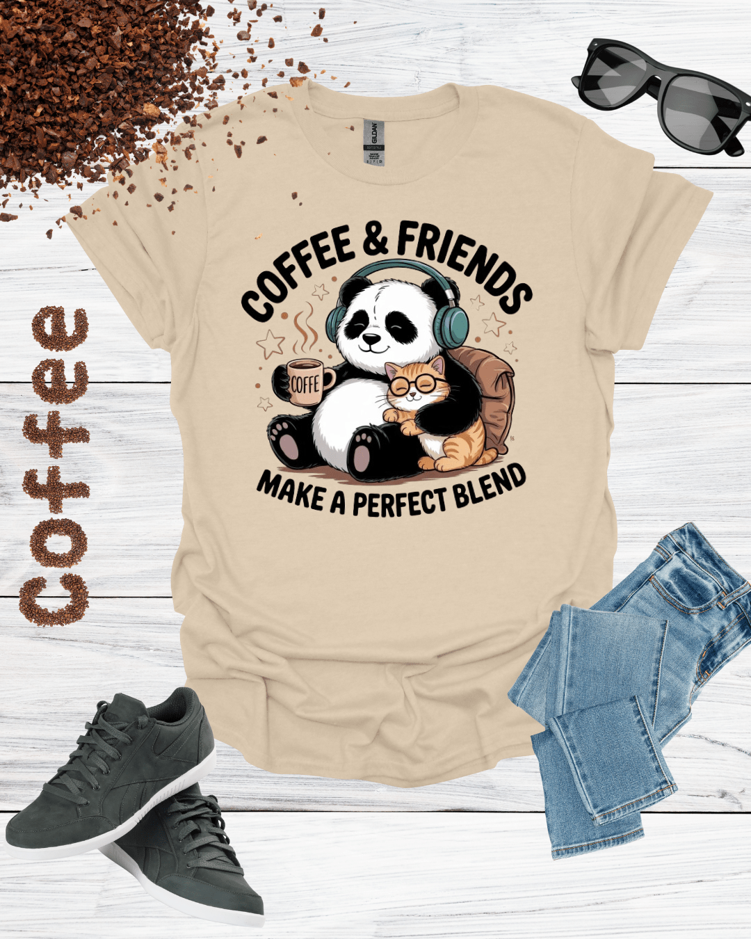 COFFEE & FRIENDS MAKE A PERFECT BLEND T-Shirt