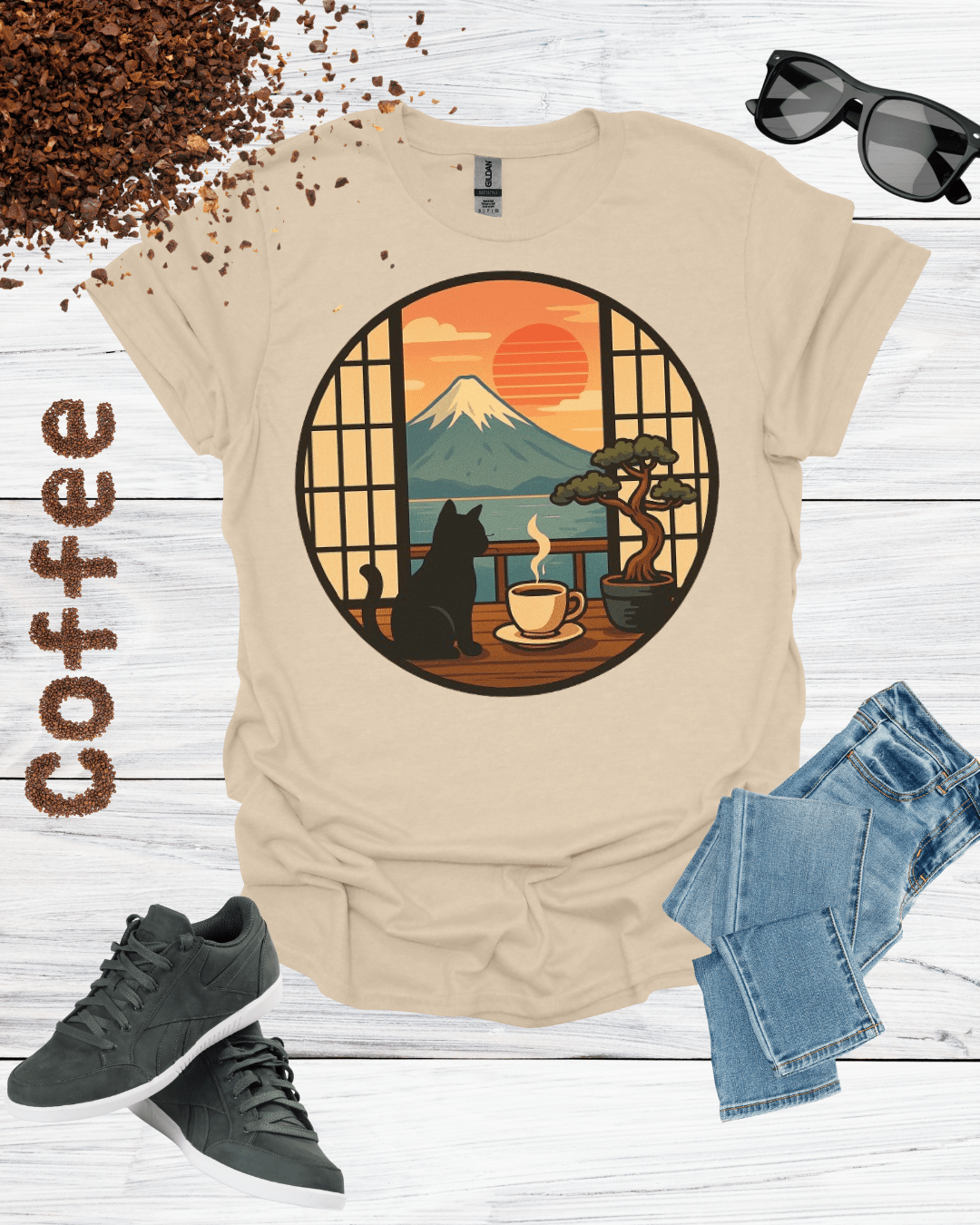 CAT LOOK THROUGH WINDOW T-Shirt