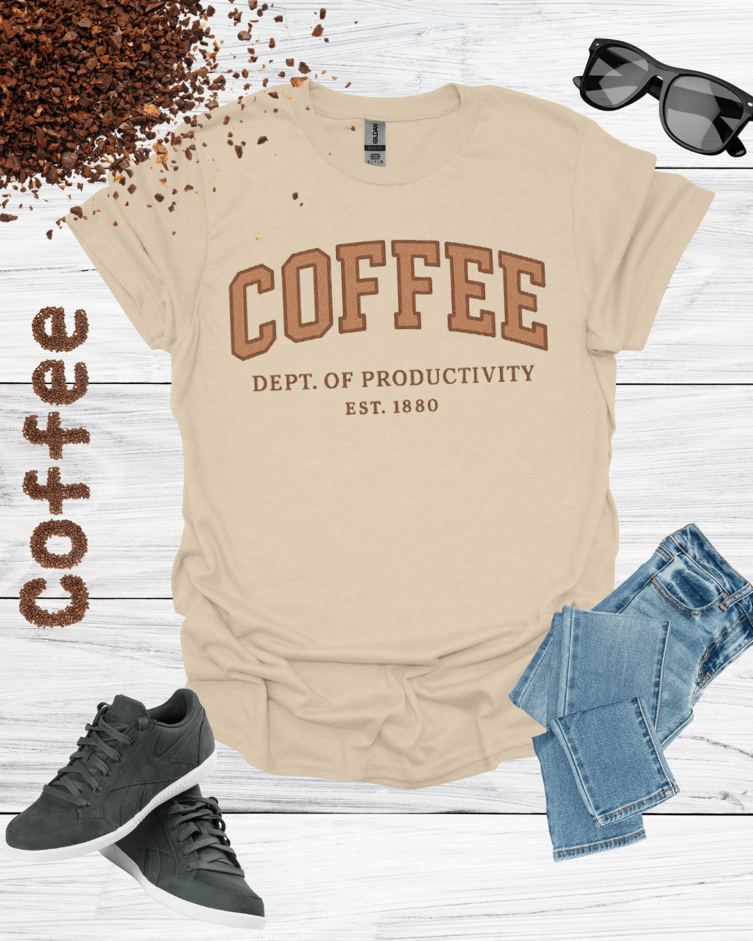 COFFEE DEPT. OF PRODUCTIVITY EST. 1880 T-Shirt