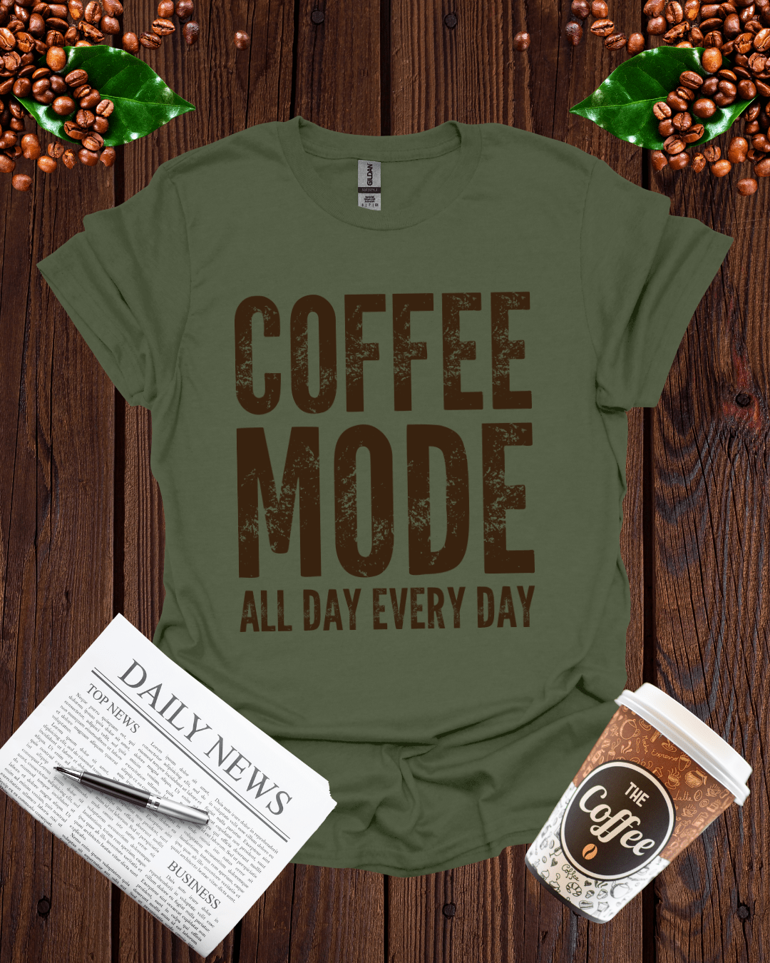 COFFEE MODE ALL DAY EVERY DAY T-Shirt