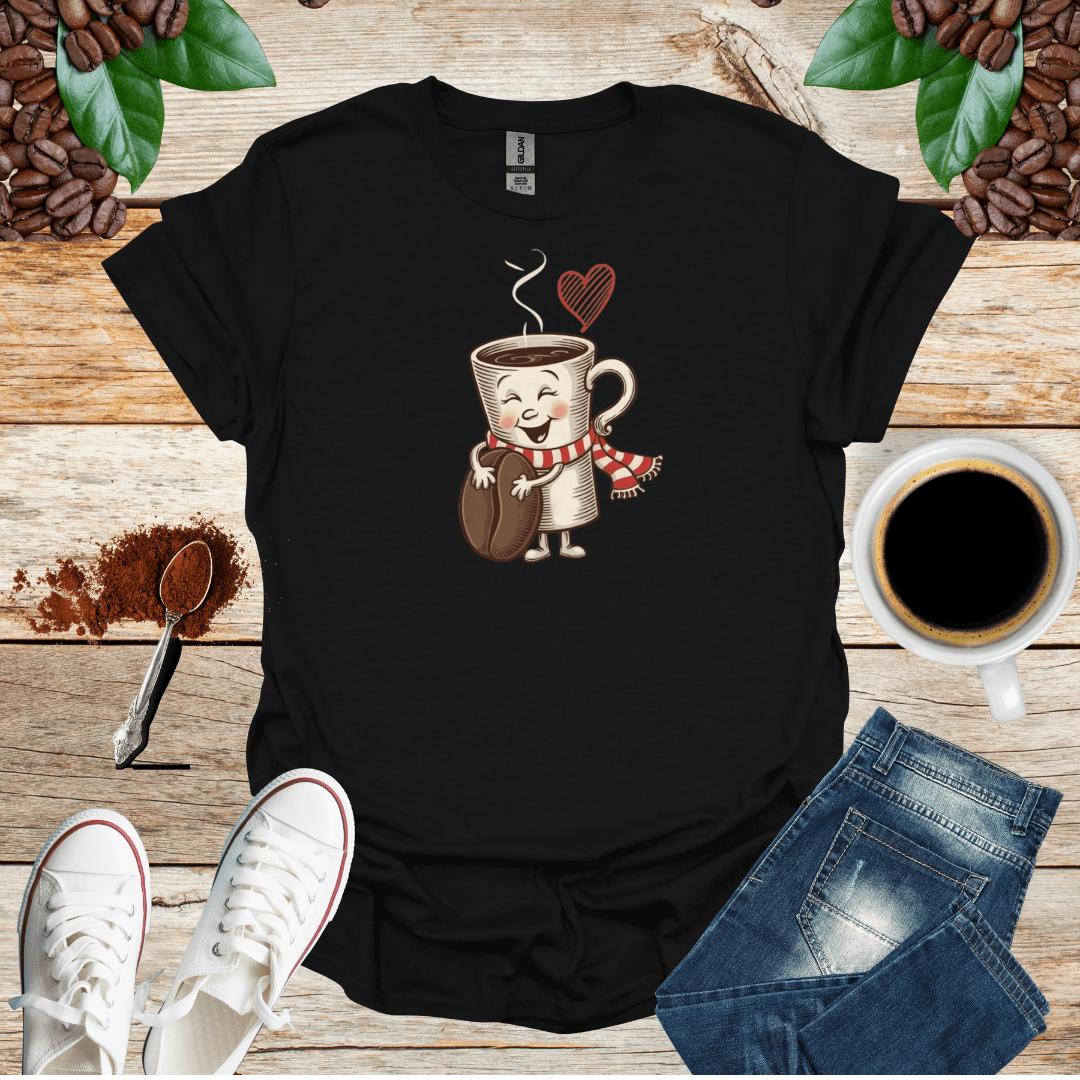COFFEE CUP WITH SCHARF AND BEAN