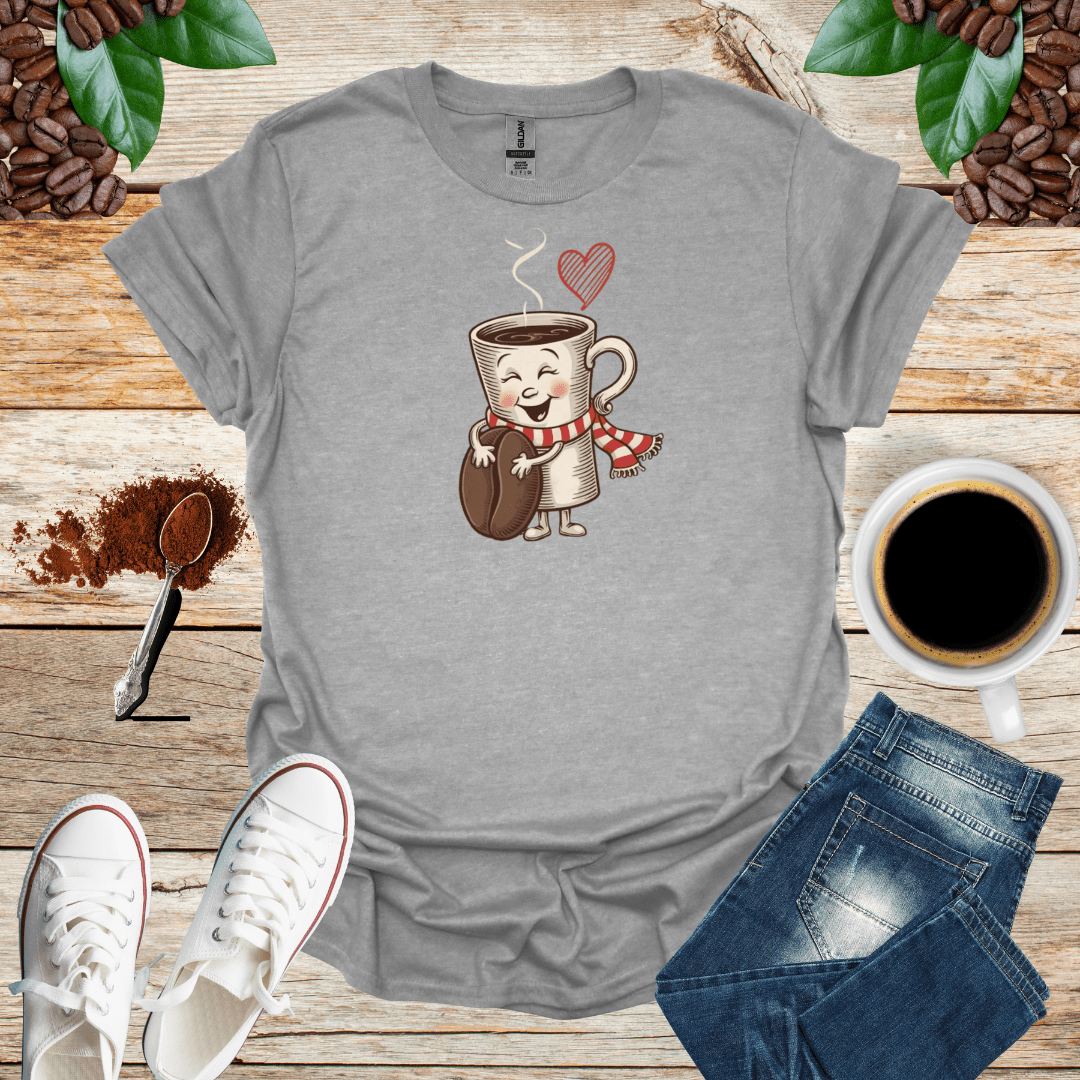COFFEE CUP WITH SCHARF AND BEAN