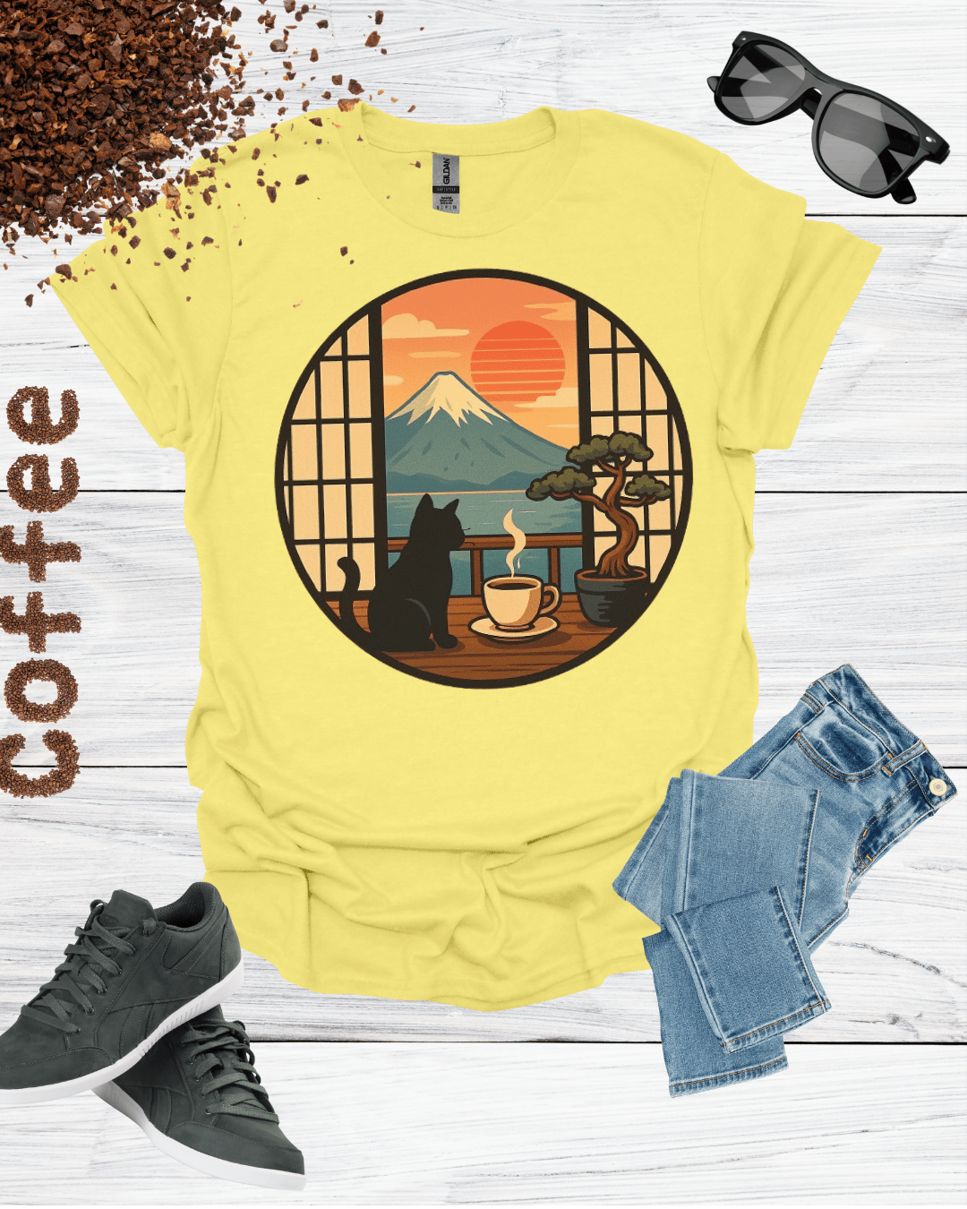 CAT LOOK THROUGH WINDOW T-Shirt