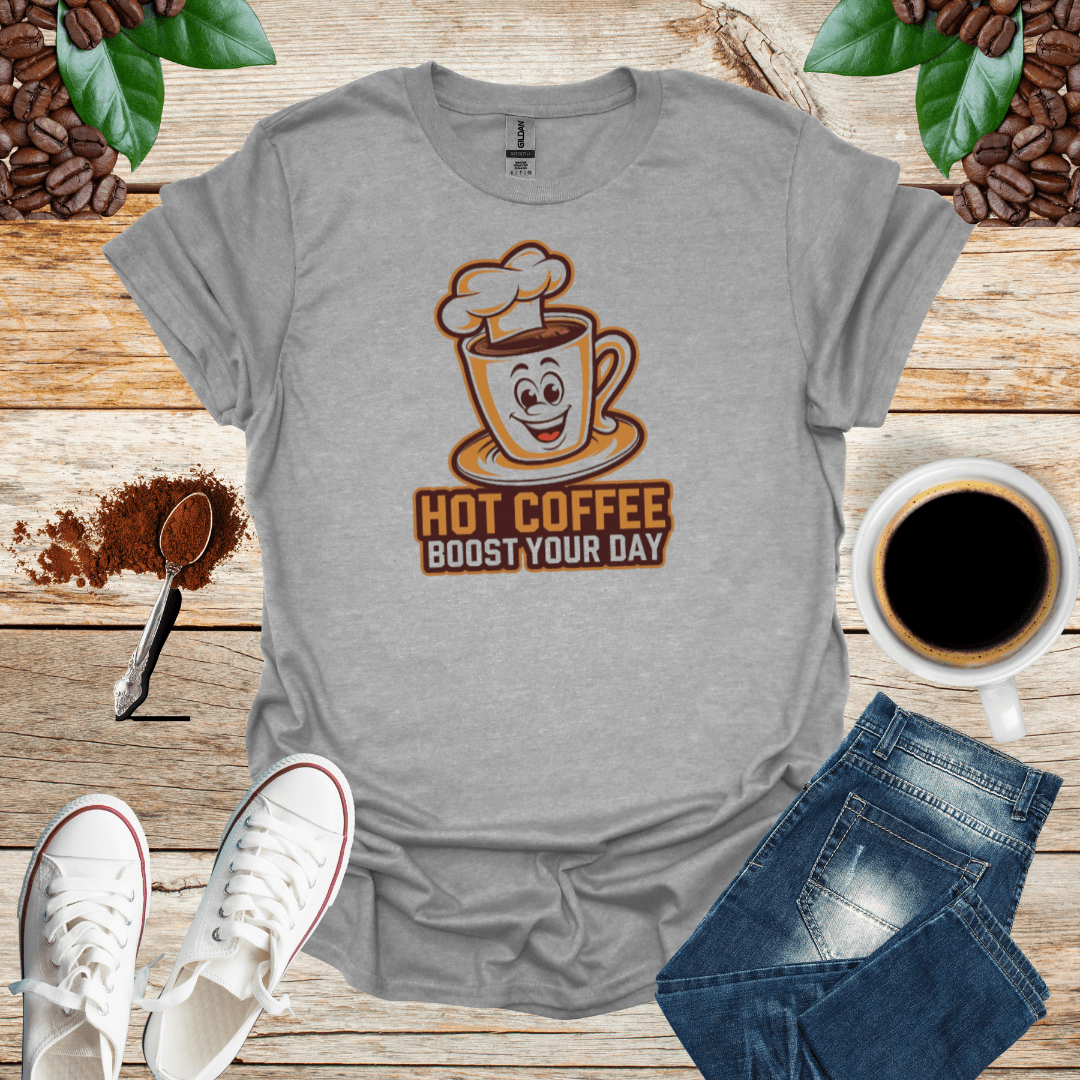 HOT COFFEE BOOST YOUR DAY