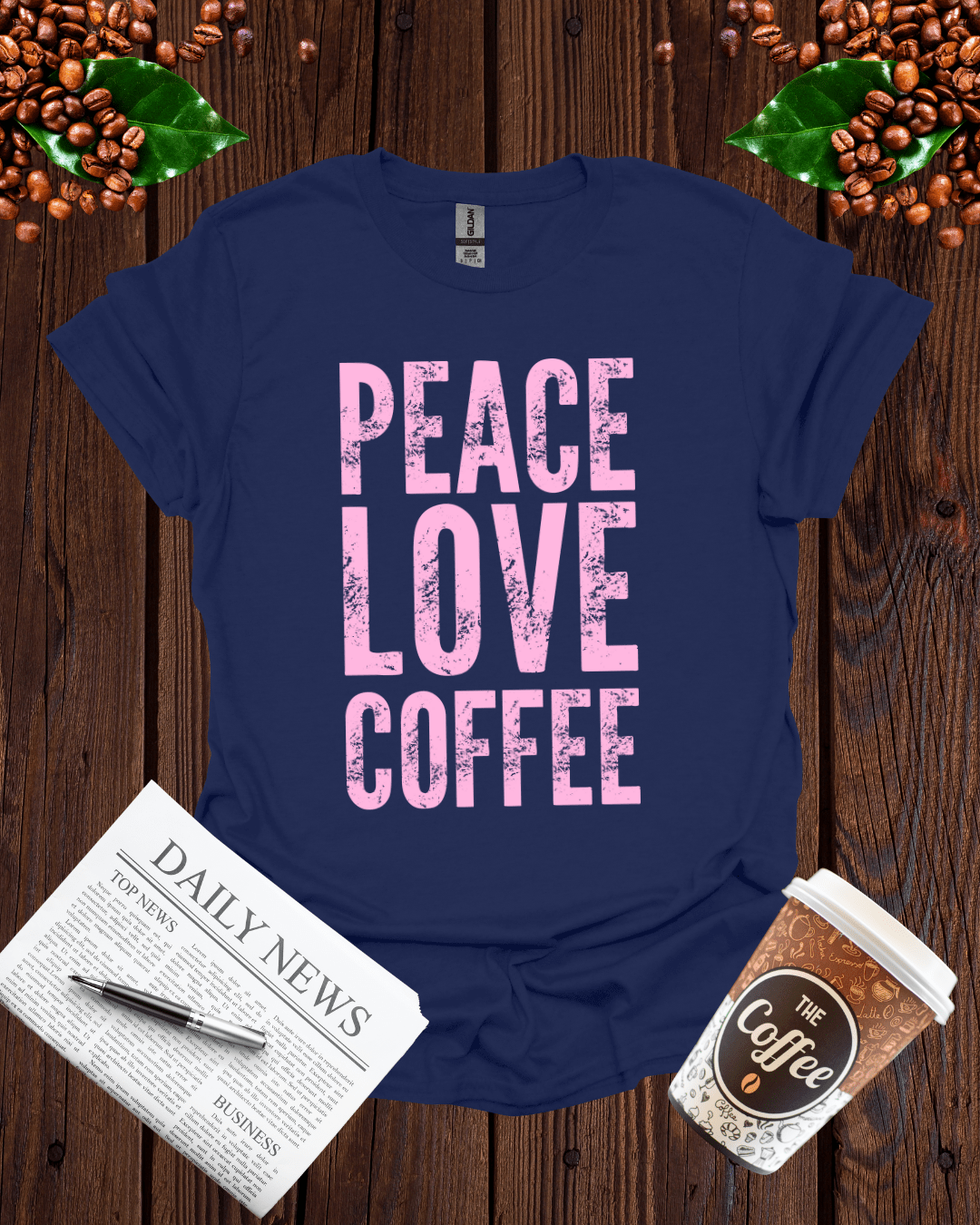PEACE LOVE COFFEE 2 T-Shirt