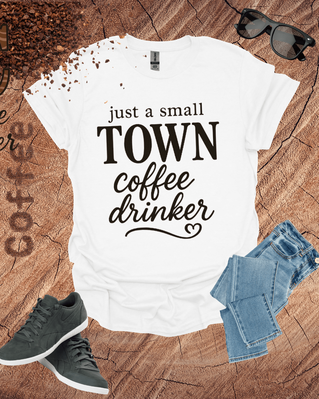 just a small TOWN coffee drinke T-Shirt