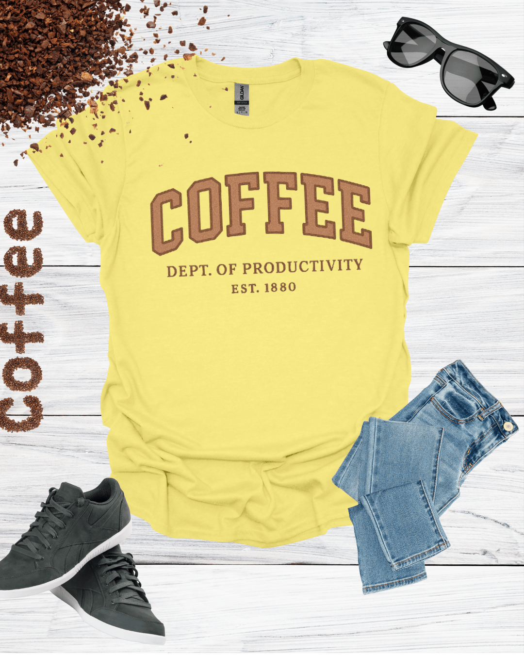 COFFEE DEPT. OF PRODUCTIVITY EST. 1880 T-Shirt
