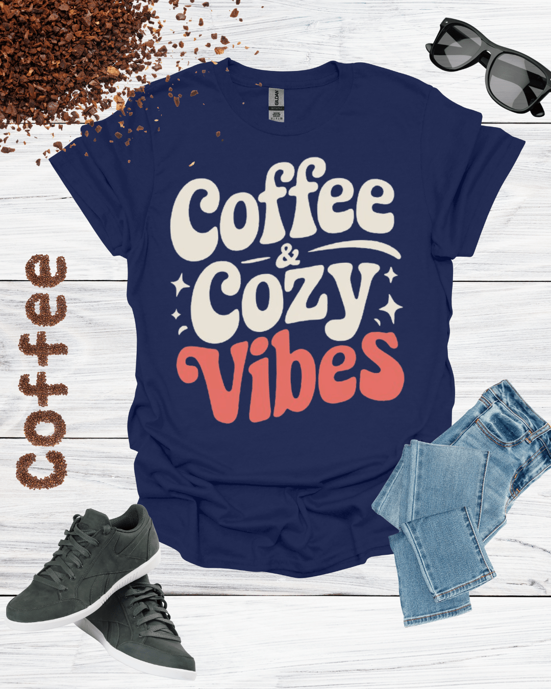 Coffee Cozy Vibes T-Shirt