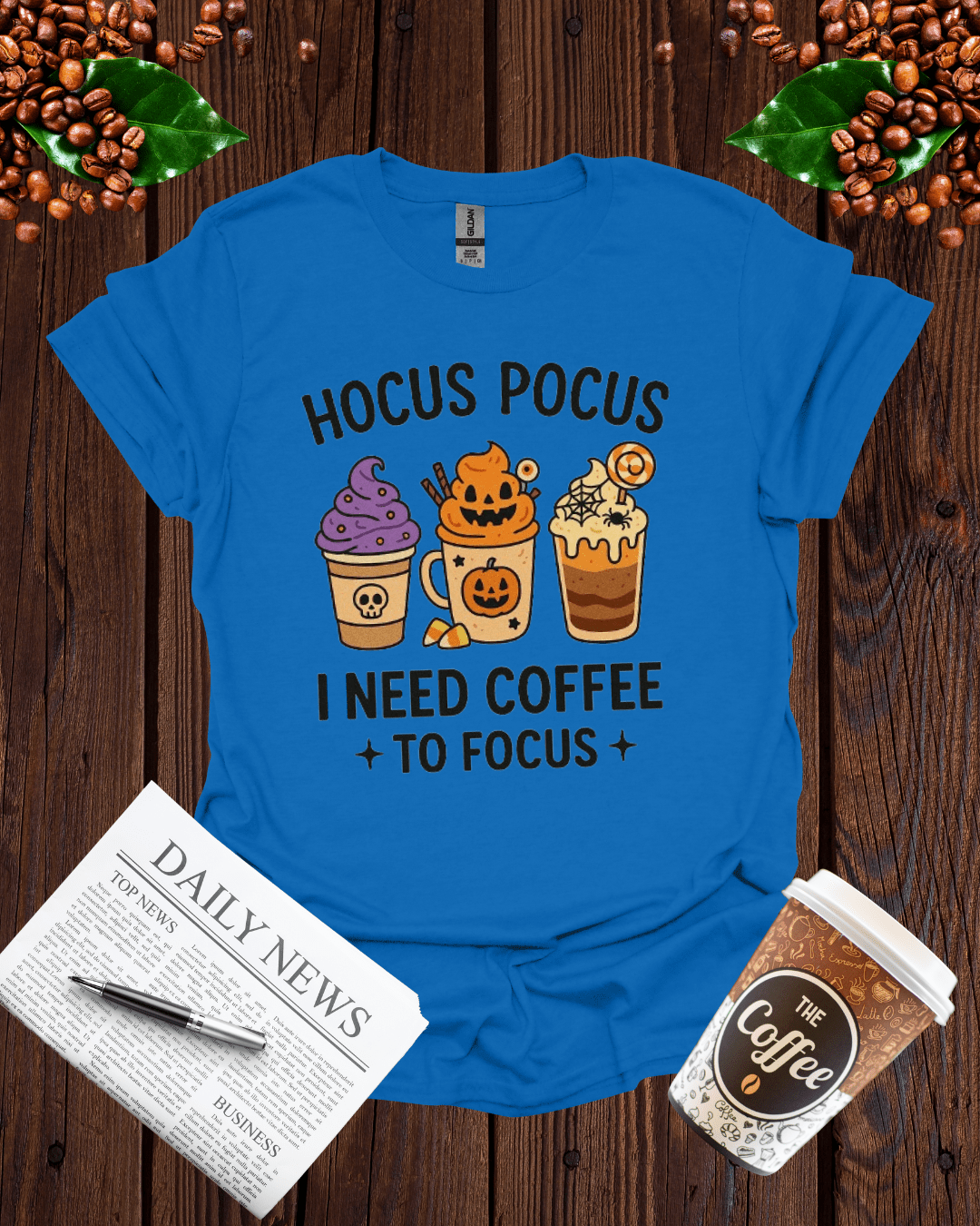 HOCUS-POCUS I NEED COFFEE TO FOCUS T-Shirt