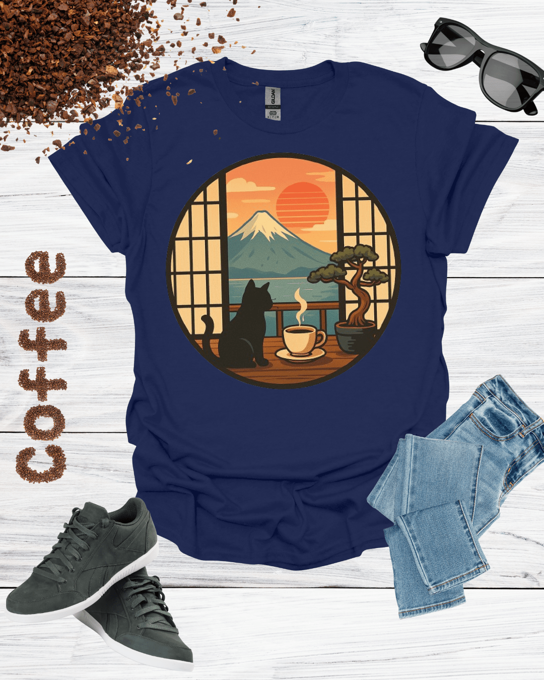 CAT LOOK THROUGH WINDOW T-Shirt