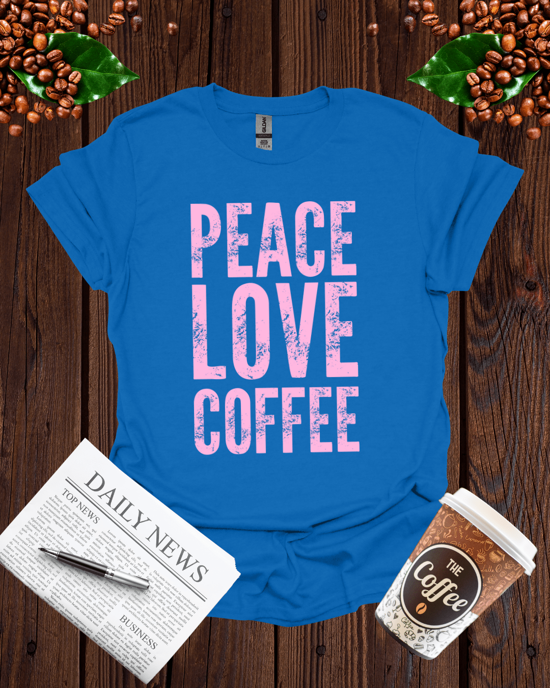 PEACE LOVE COFFEE 2 T-Shirt