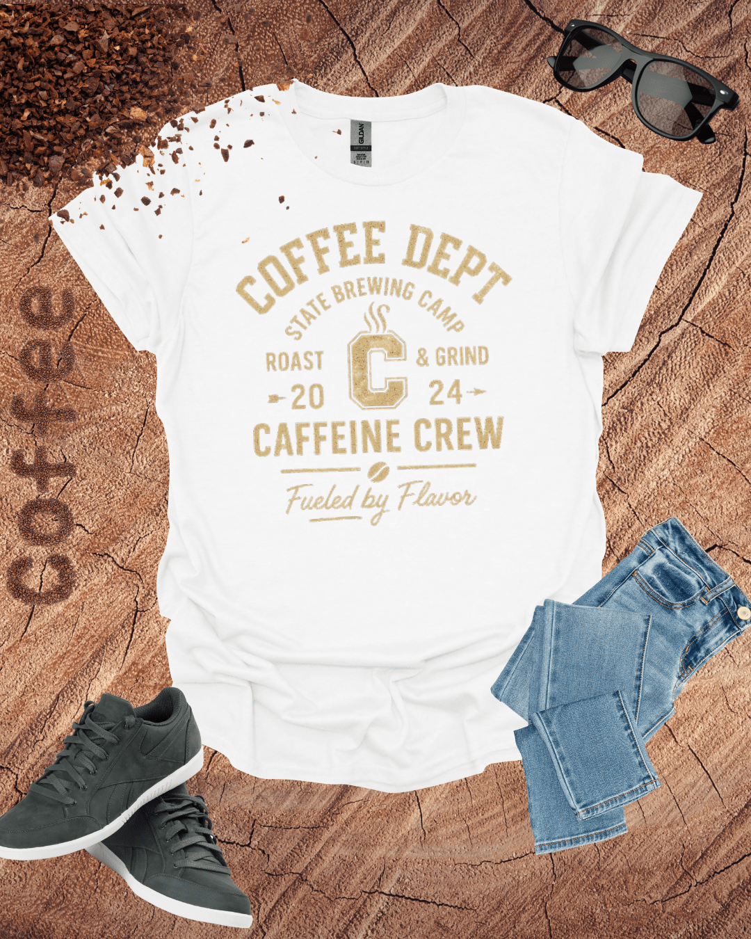 COFFEE DEPT STATE BREWING CAMP T-Shirt